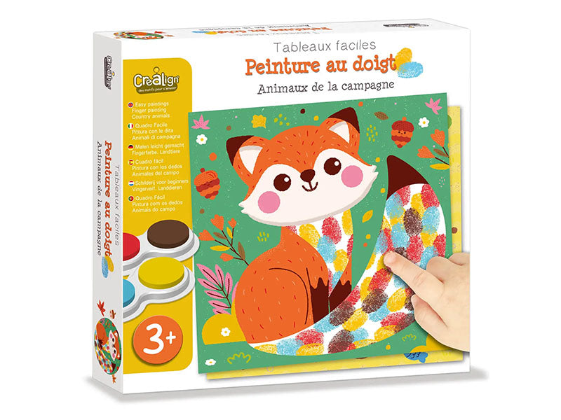 Achat Peinture au doigt Animaux de la campagne - Créa Lign'