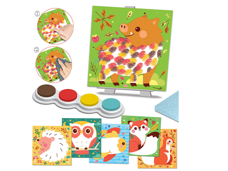 achat Peinture au doigt Animaux de la campagne - Créa Lign'