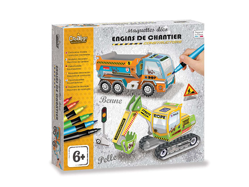 Achat Maquettes Déco Engins de chantier - Créa Lign'
