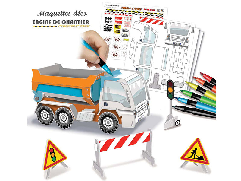 achat Maquettes Déco Engins de chantier - Créa Lign'