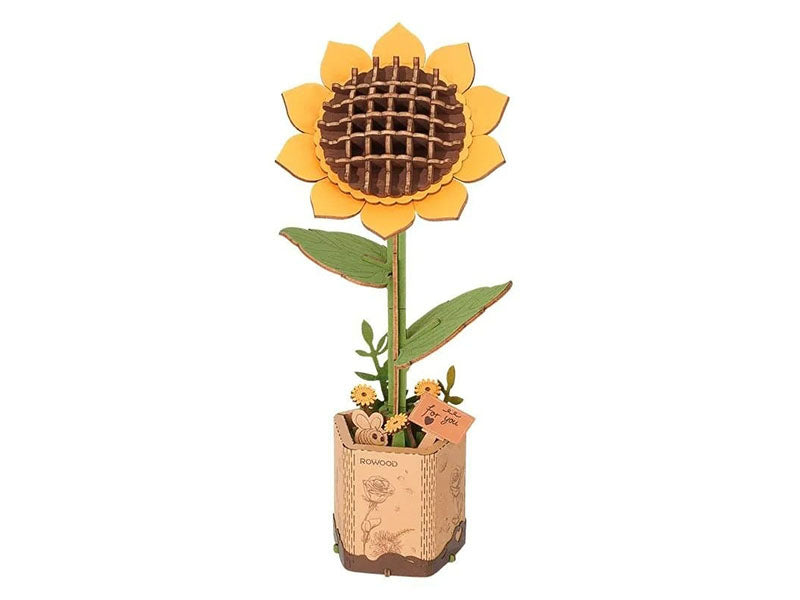 Achat Maquette Tournesol en bois Puzzle 3D - Rolife