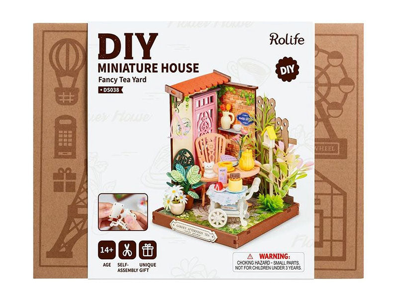 Achat Pièce miniature Jardin Raffiné Fancy Tea Yard DIY - Rolife
