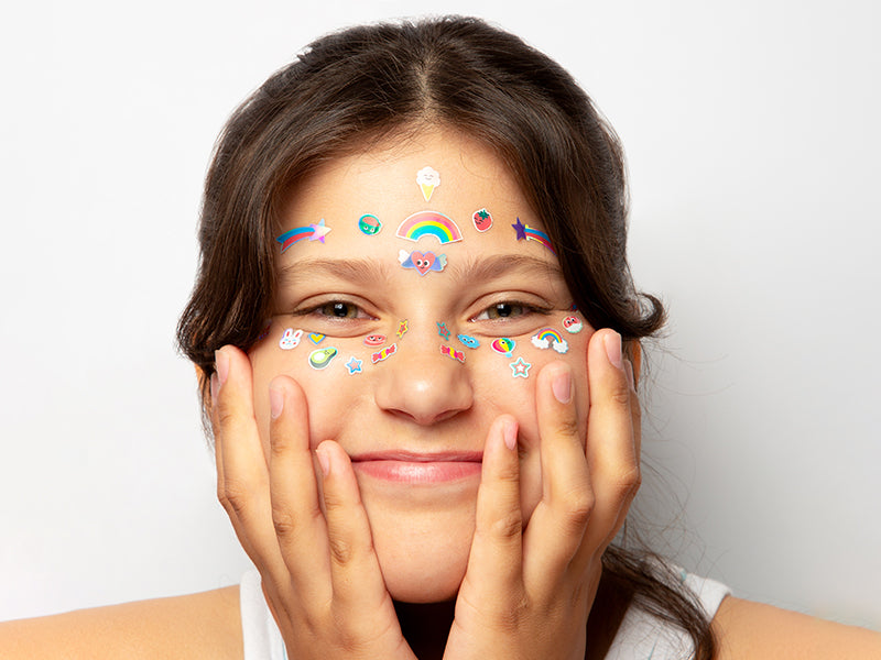 achat Stickers de visage kawaii - OMY | 85 gommettes autocollantes