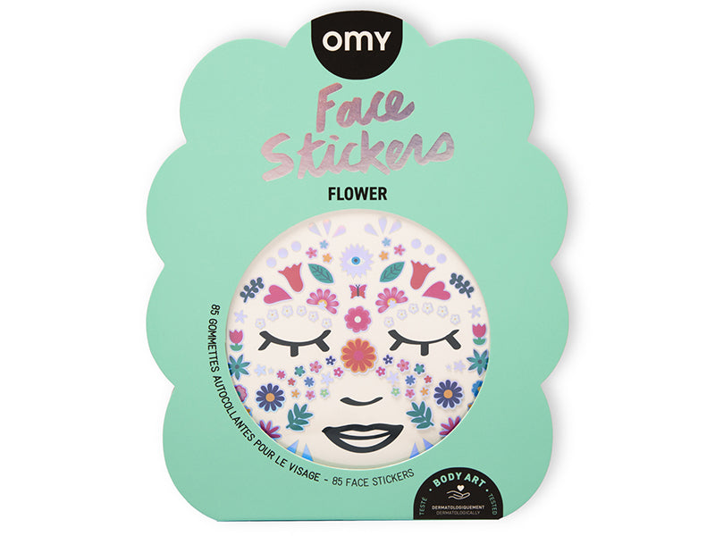 Achat Stickers de visage - Flowers - OMY