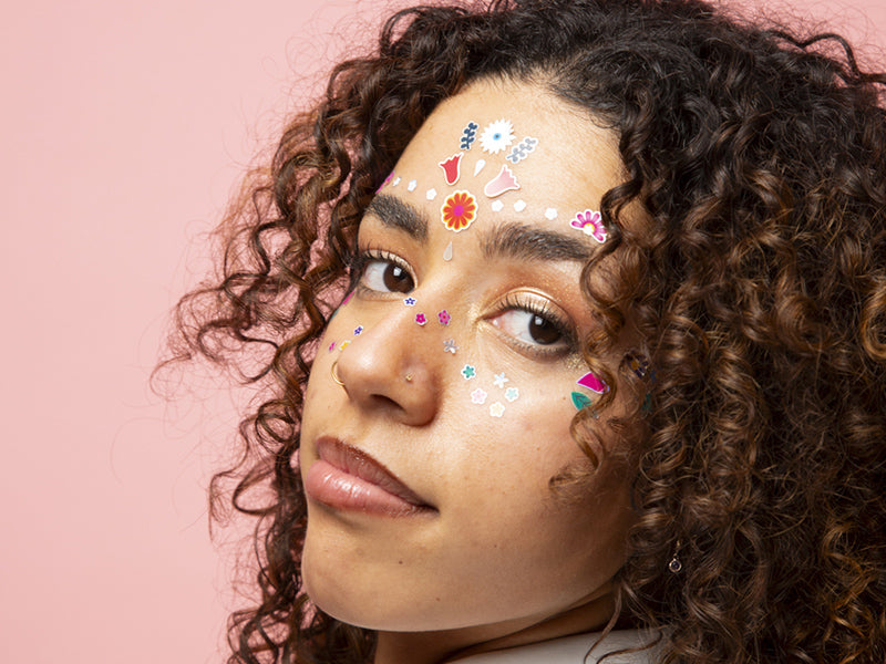 achat Stickers de visage - Flowers - OMY