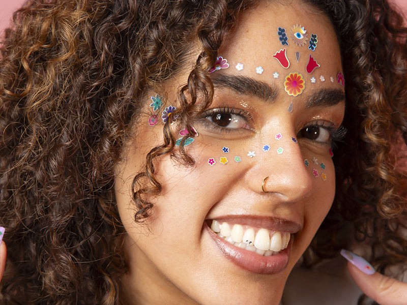 achat Stickers de visage - Flowers - OMY