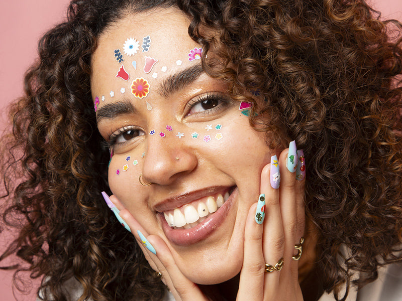 achat Stickers de visage - Flowers - OMY