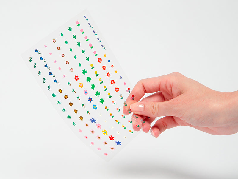 achat Stickers Nail art - Flower - 120 stickers décoratifs pour ongles