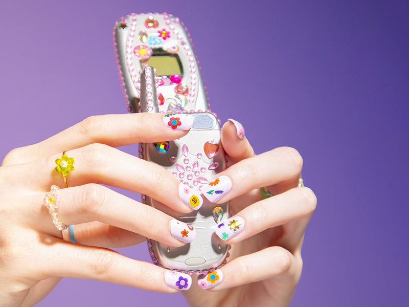 achat Stickers Nail art - Flower - 120 stickers décoratifs pour ongles