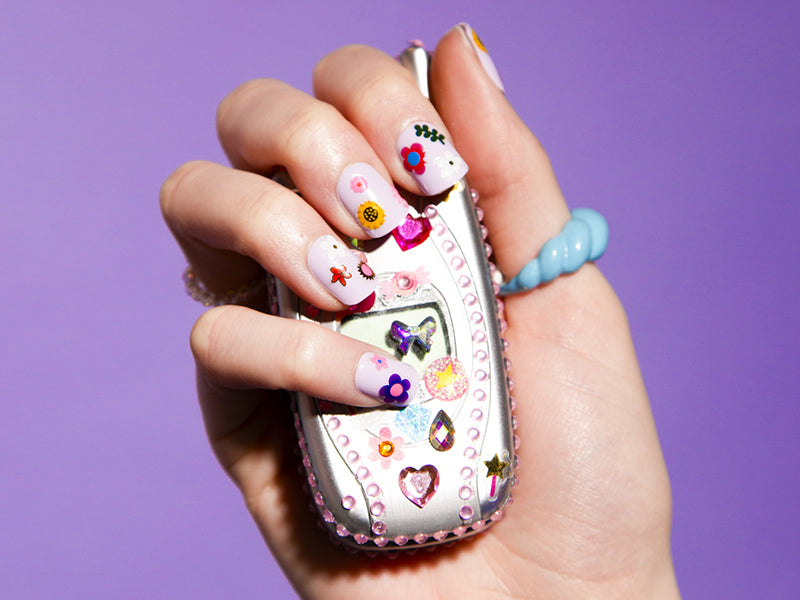 achat Stickers Nail art - Flower - 120 stickers décoratifs pour ongles