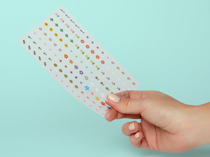 achat Stickers Nail art - Flower - 120 stickers décoratifs pour ongles