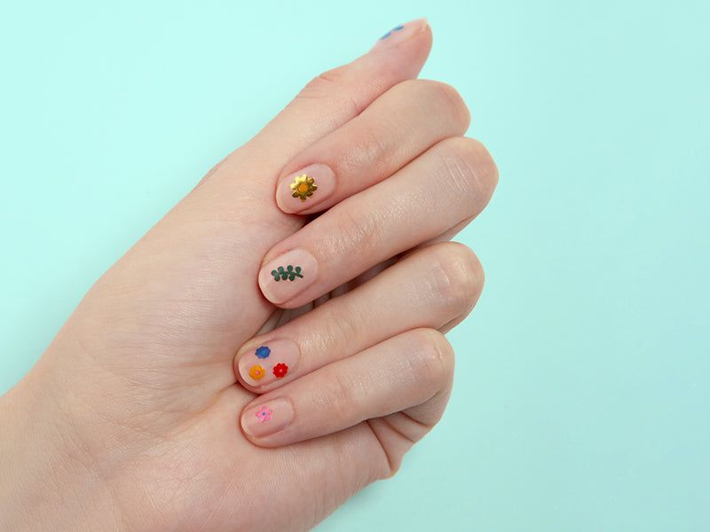 achat Stickers Nail art - Flower - 120 stickers décoratifs pour ongles