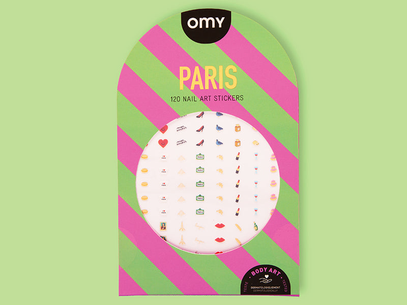 Achat Stickers nail art collection OMY - Paris -