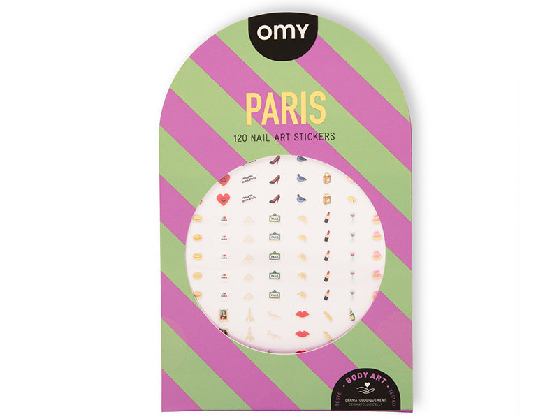 Achat Stickers nail art collection OMY - Paris -