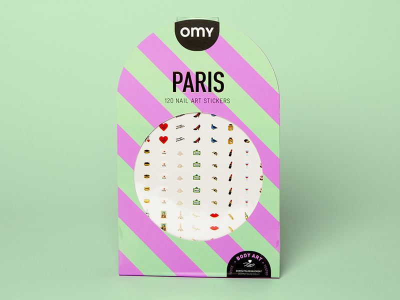achat Stickers nail art collection OMY - Paris -