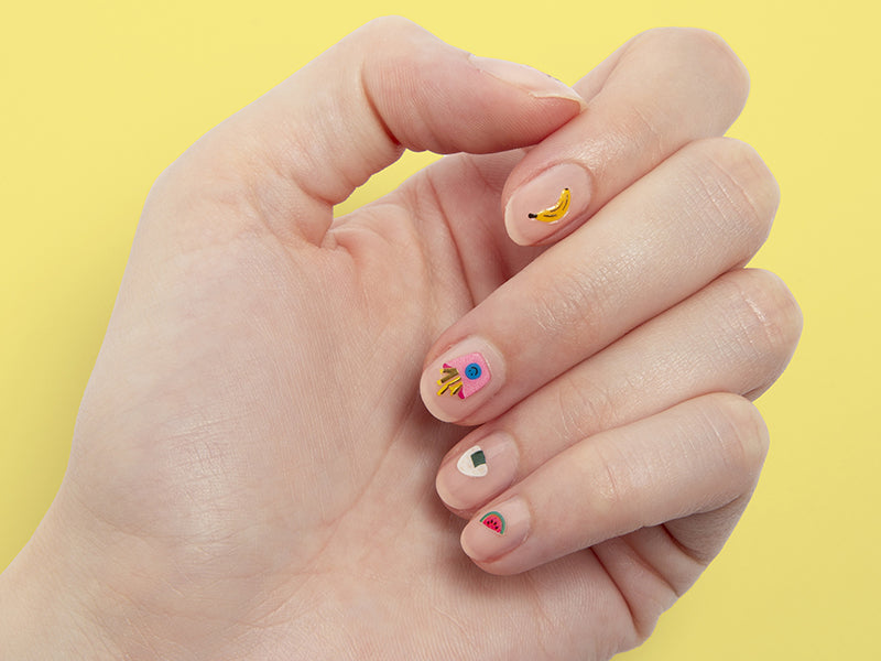 achat Stickers Nail art Yummy - Set de 120 stickers ongles OMY