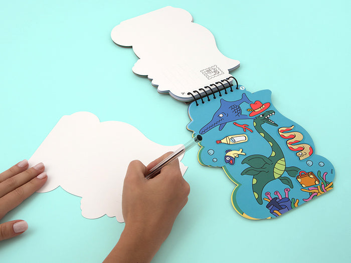 Achat Carnet d'activité stickers - Dino de OMY