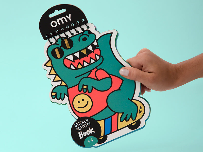 achat Carnet d'activité stickers - Dino de OMY