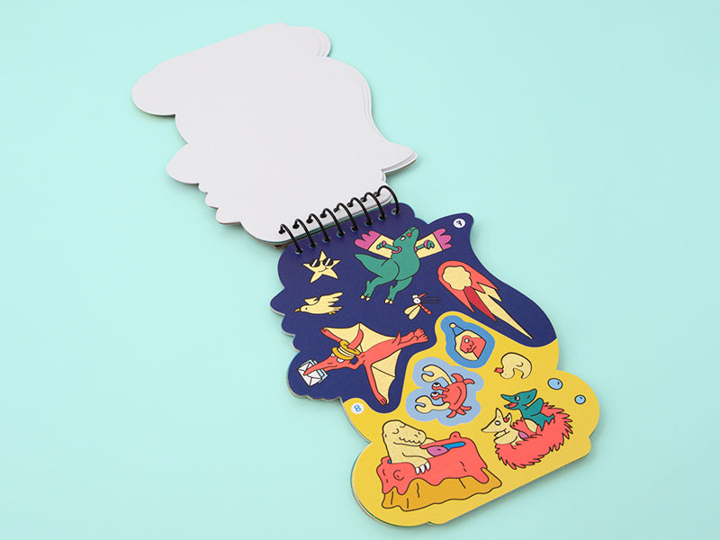 achat Carnet d'activité stickers - Dino de OMY