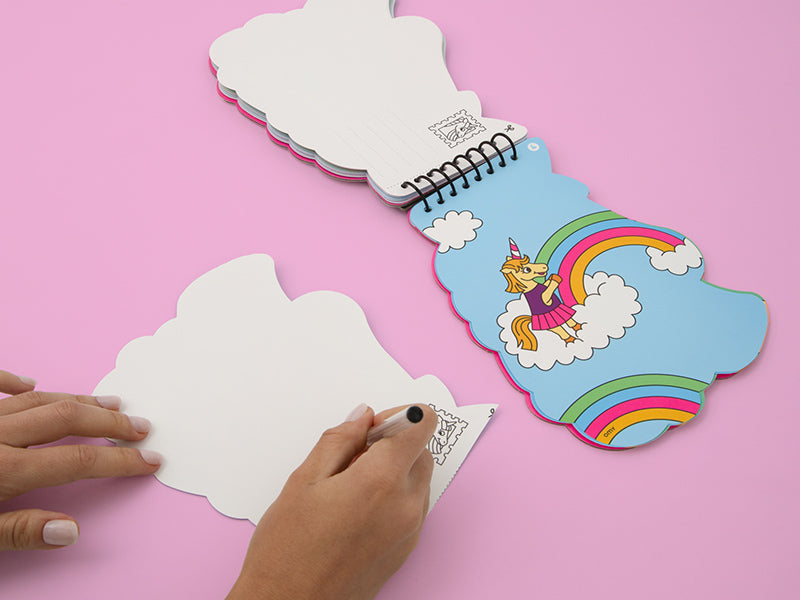 Achat Carnet d'activité sticker - Lily la licorne