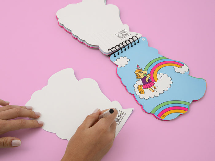 Achat Carnet d'activité sticker - Lily la licorne