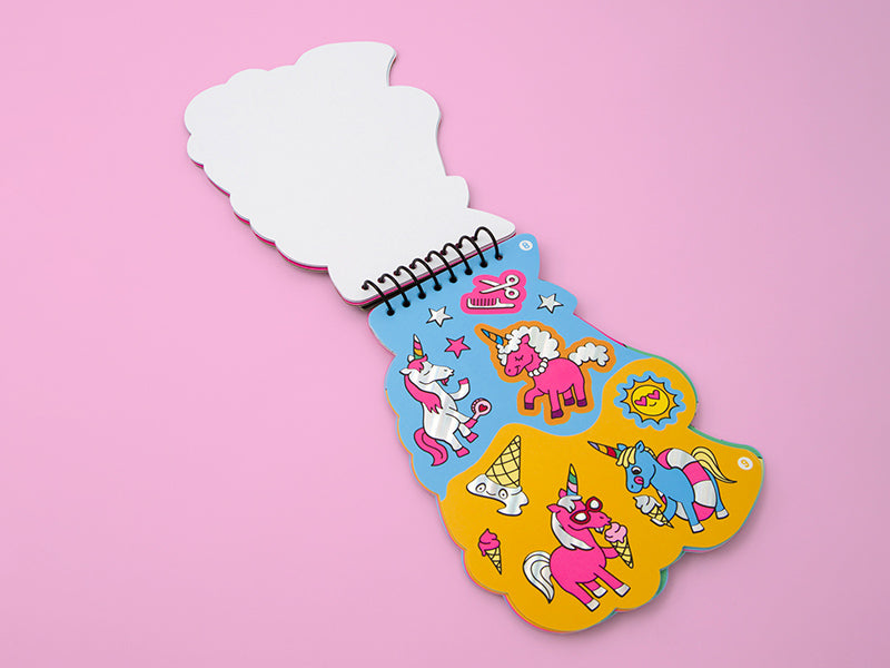 achat Carnet d'activité sticker - Lily la licorne