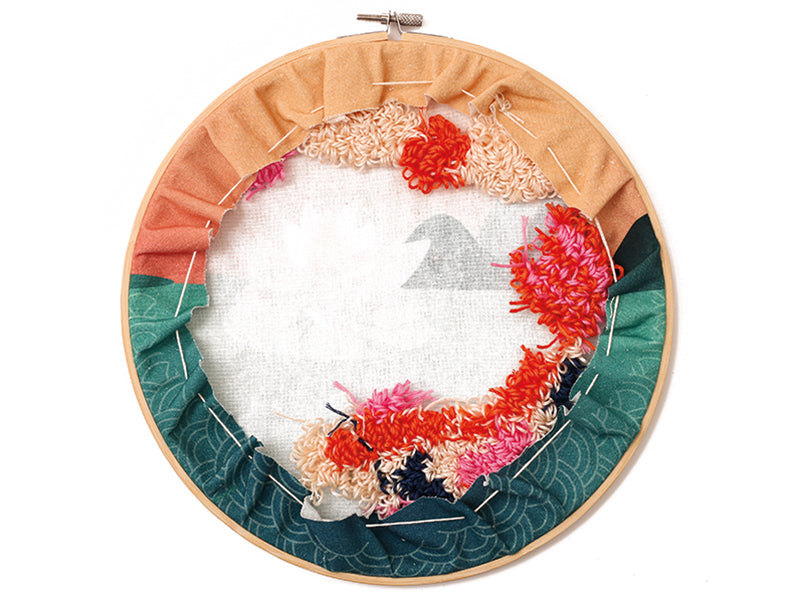 achat Kit punch needle carpe koi - 420327 - Graine Creative