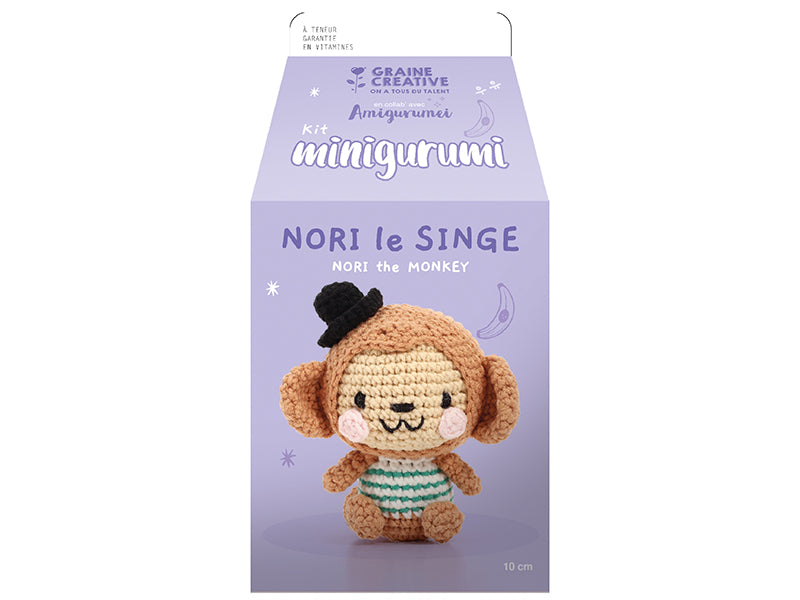 achat Kit Minigurumi singe Nori -  Graine Creative