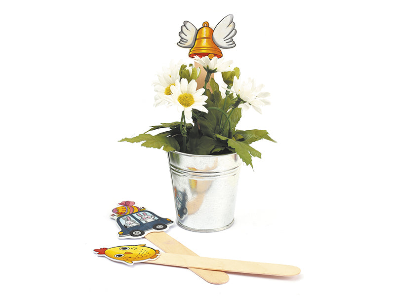 Achat Kit plastique dingue 8 décorations de pâques pour enfants
