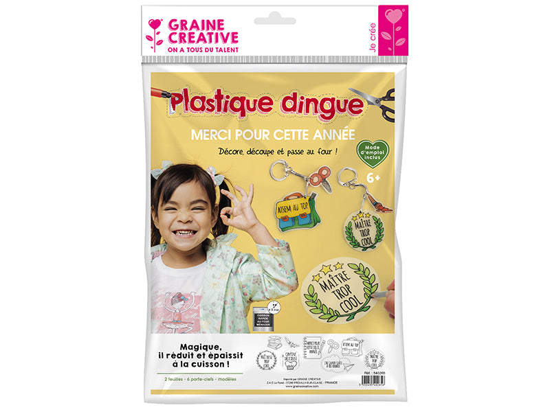 Achat Kit plastique dingue Graine Créative merci pour cette année - créations enfants