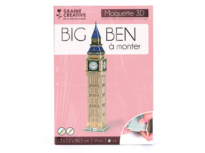 achat Graine creative puzzle maquette big ben 57 pièces