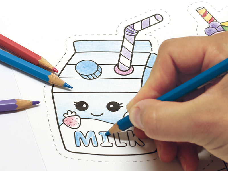 achat Kit plastique fou aimants kawaii à colorier pour enfants
