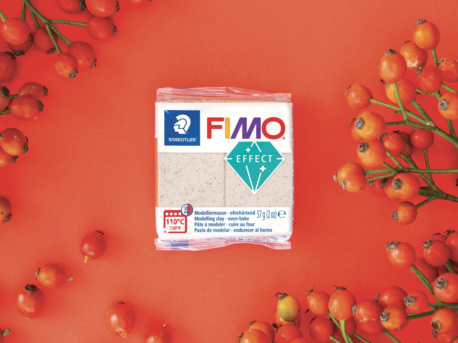 achat Pâte Fimo Effect Botanique églantier 57g