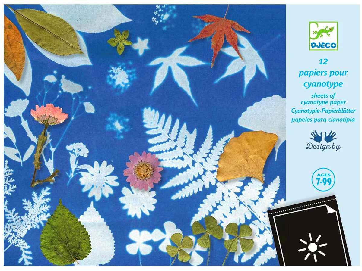Achat Cyanotype 12 papiers créatifs - Djeco