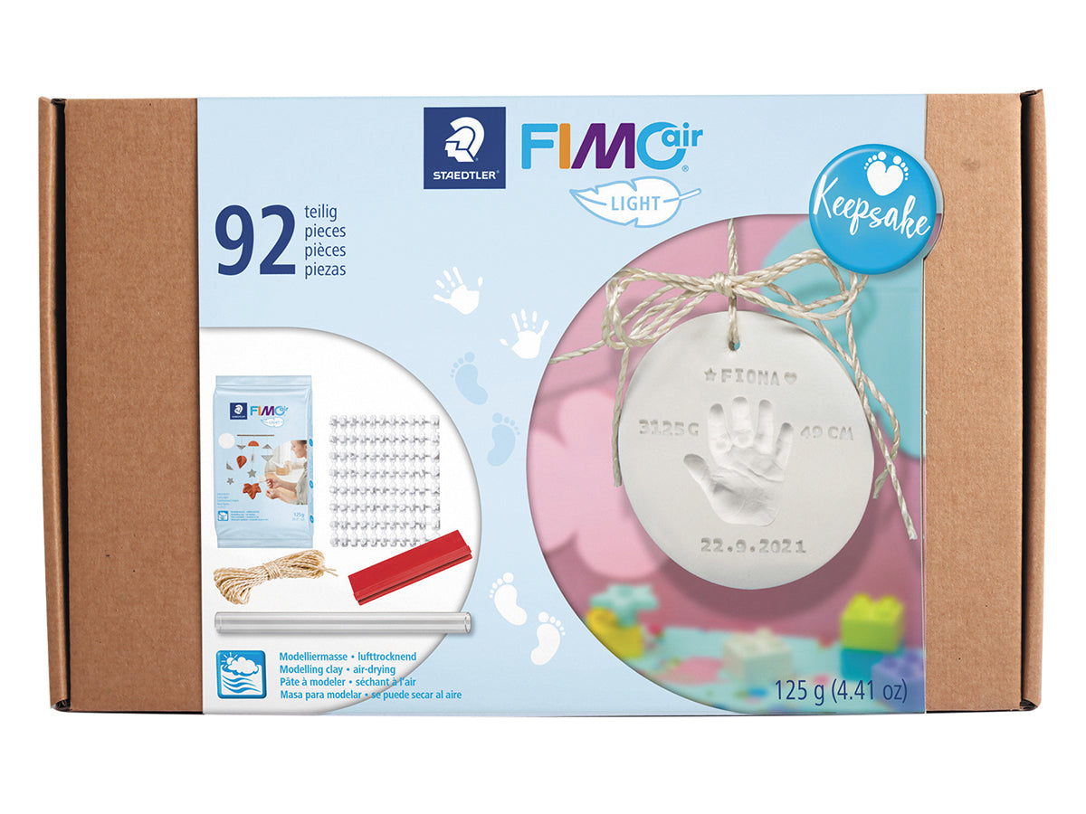 achat Coffret FIMOair Naissance pâte à modeler 125 g blanc