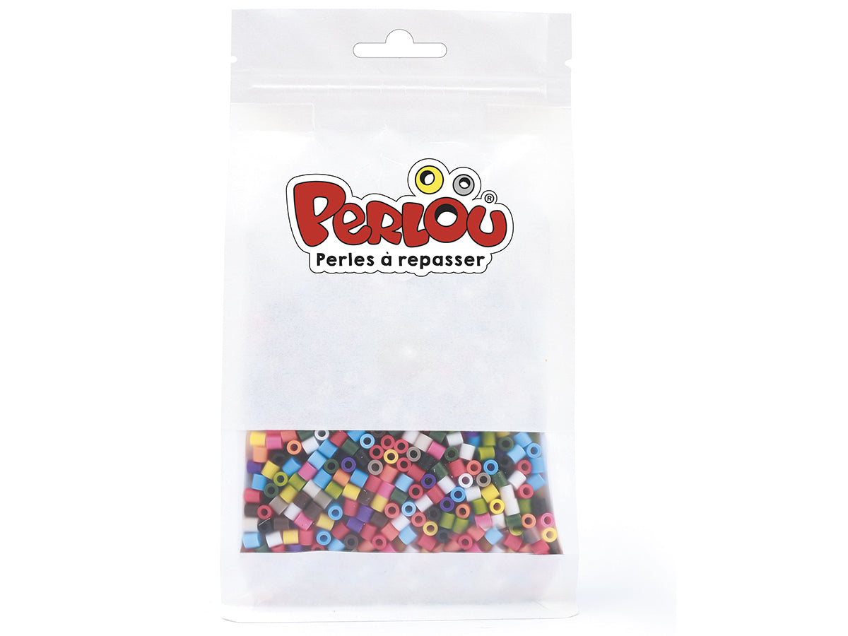Achat sachet PERLOU - 1000 perles à repasser - 5 mm - multicolore