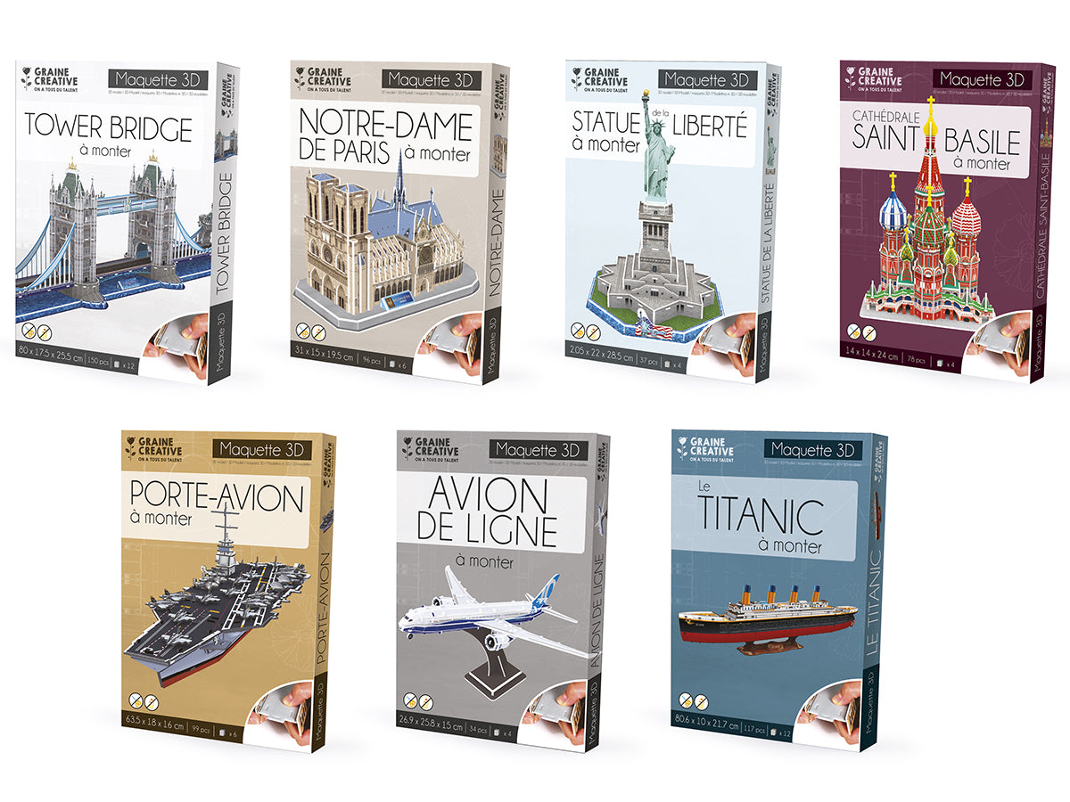 Achat Puzzle 3D maquette Boeing 787 - Graine Créative