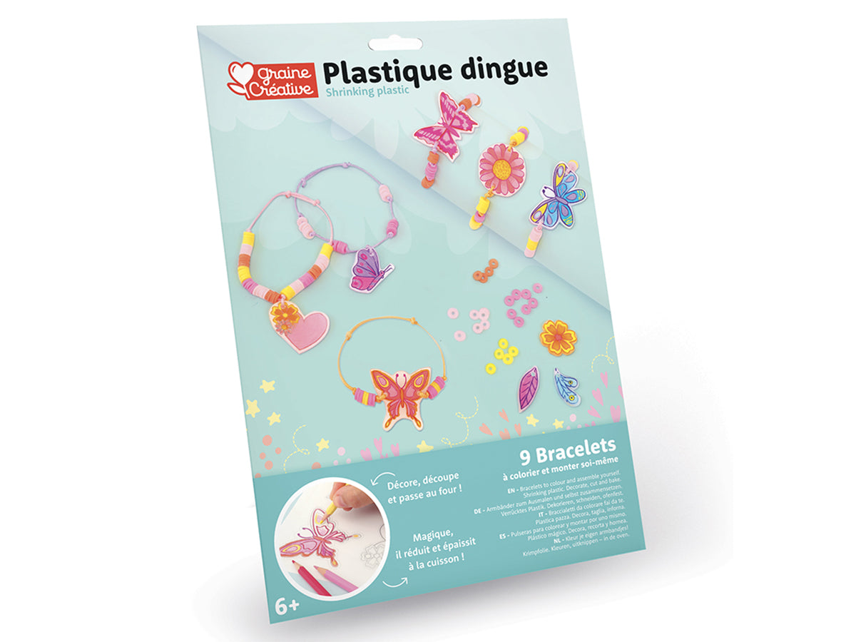 Achat Kit plastique dingue bracelets - créations de bijoux enfants