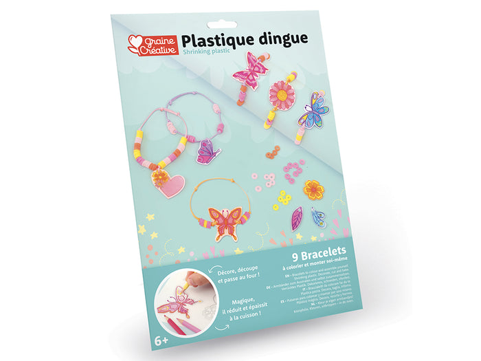 Achat Kit plastique dingue bracelets - créations de bijoux enfants