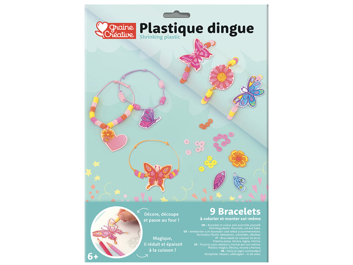 achat Kit plastique dingue bracelets - créations de bijoux enfants