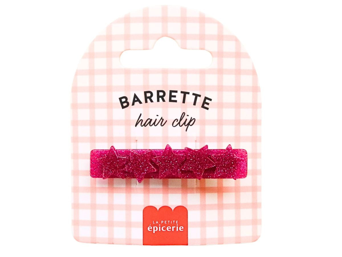 achat Barrette cheveux - Etoile Fuchsia