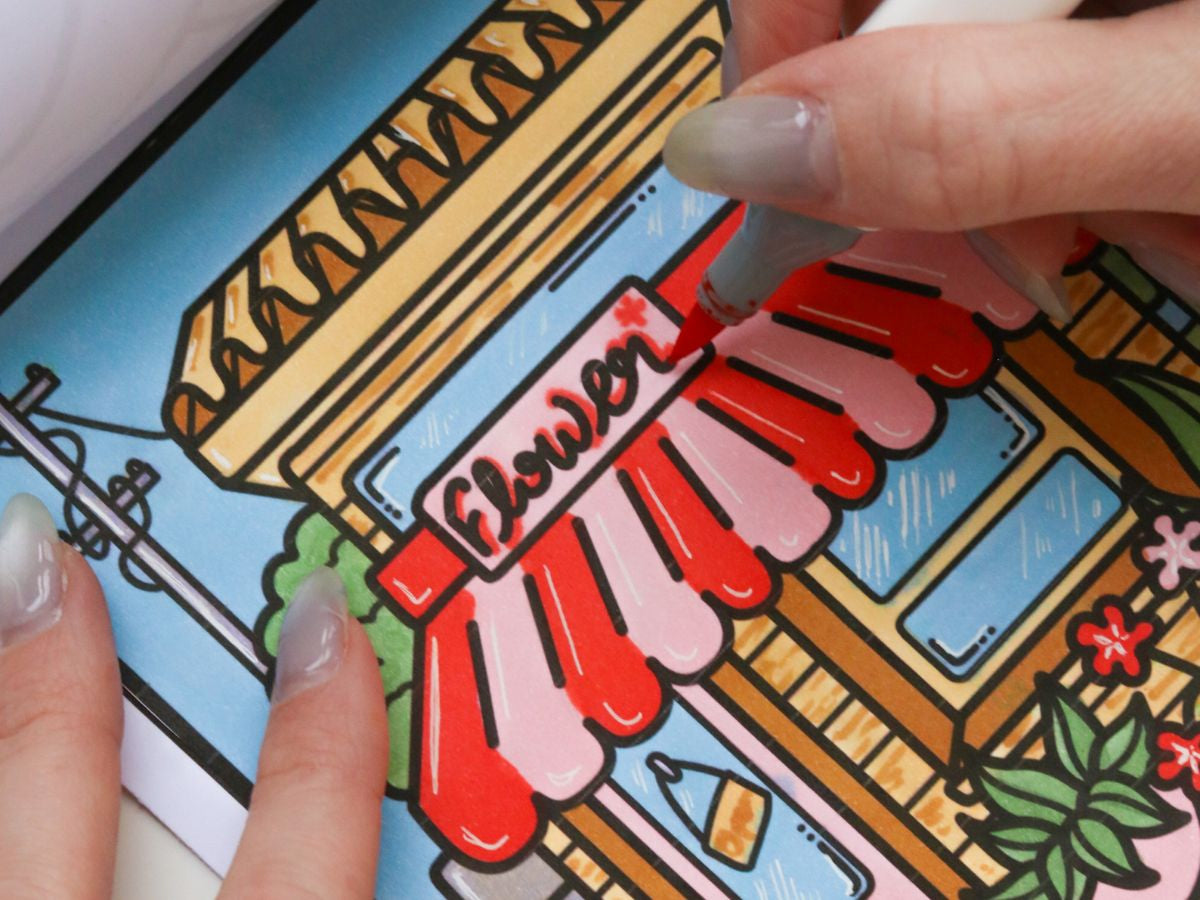 achat Kit DIY Home Déco - Mon carnet de coloriage détente