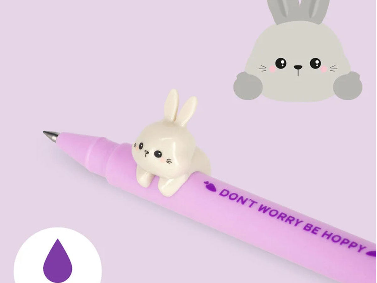 achat Stylo à Encre Gel Lapin Lovely Friends - Legami
