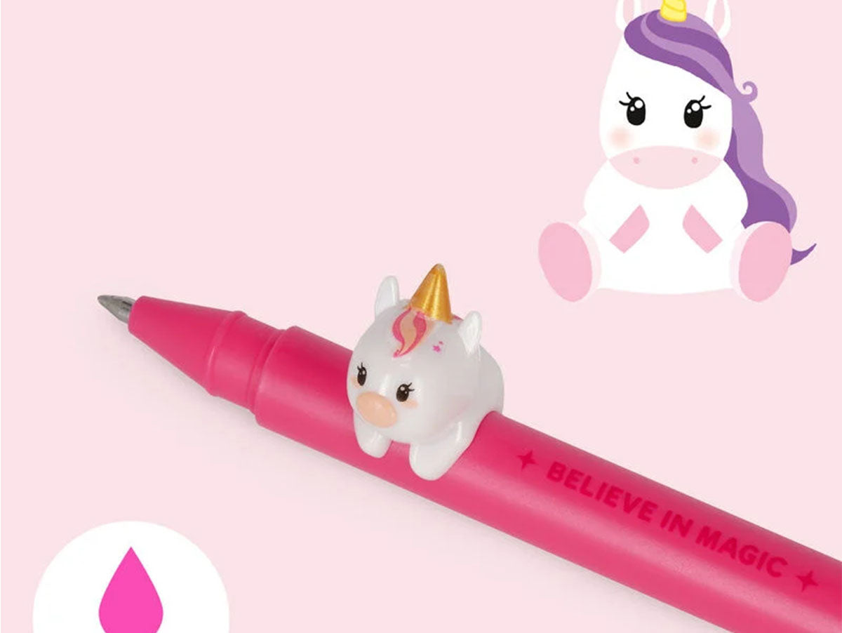 achat Stylo à Encre Gel Licorne Lovely Friends - Legami