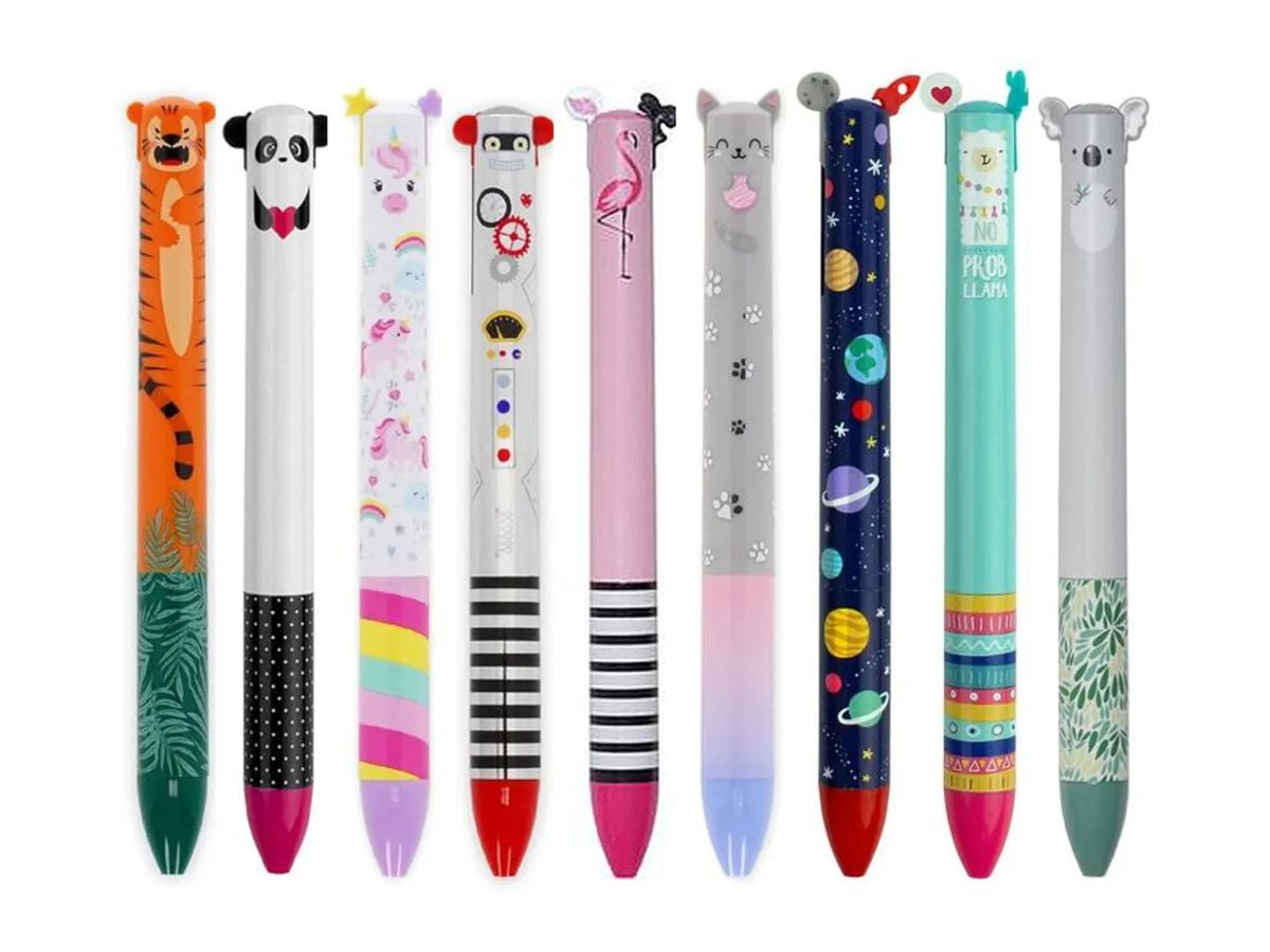 Achat Stylo bicolore Click & Clack Licorne - Legami