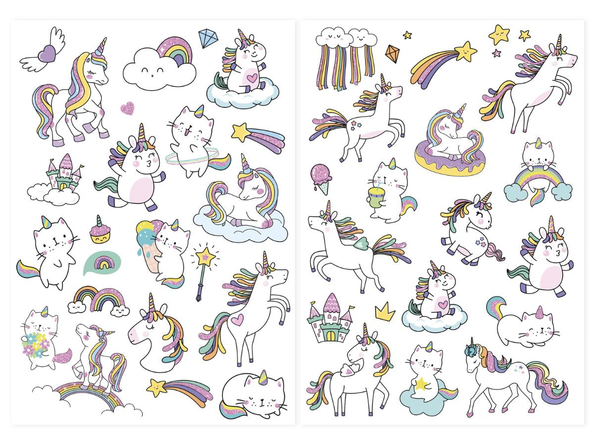 Achat Pochette de 40 Tattoos - Licornes