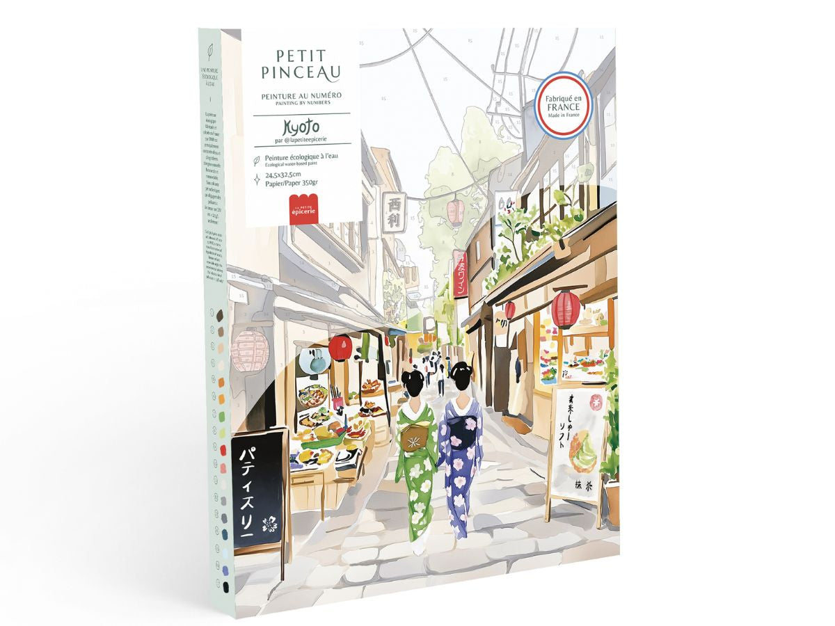 Achat Coffret peinture au numéro - Petit Pinceau Kyoto par La Petite Epicerie