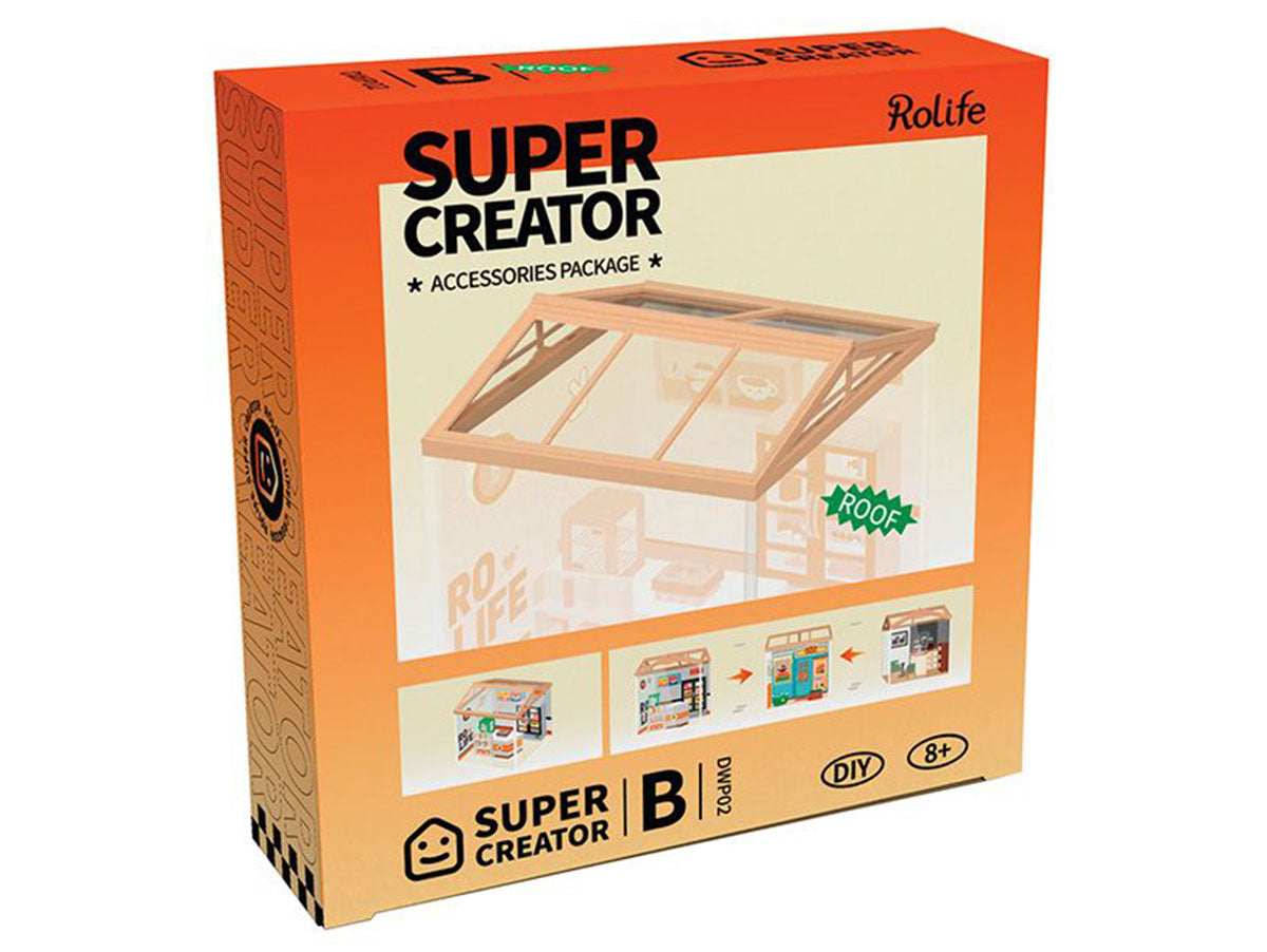 Achat Accessoire Super Creator Toit pour maquette DIY Serie B - Rolife