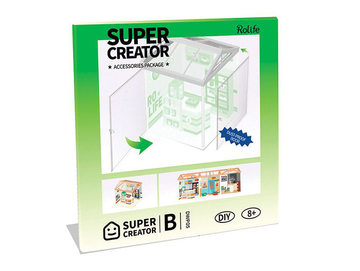 Achat Accessoire Super Creator Porte anti-poussière pour maquette DIY Serie B - Rolife