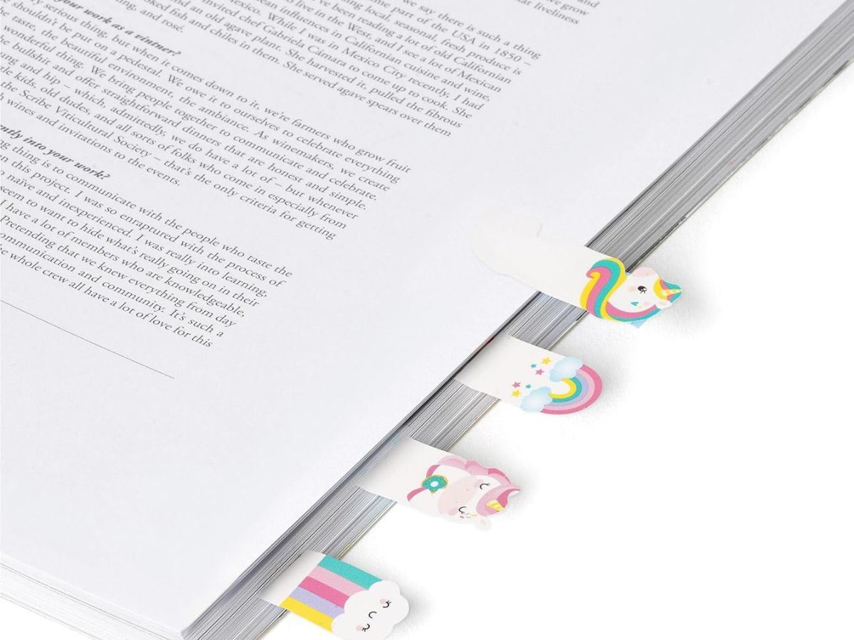 Achat Marque-pages adhésifs Licornes - Legami